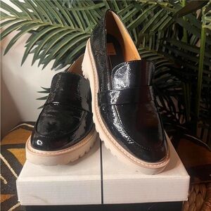 Black Patent Leather Loafers